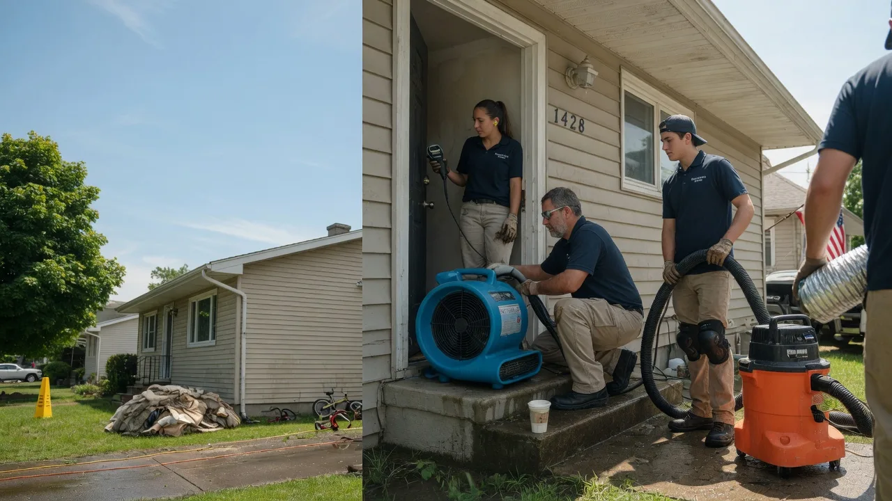 Water Damage Restoration in Heltonville, IN near me